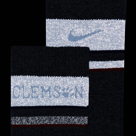 NWT Men's Clemson Tigers Nike Multiplier 2 Pairs Crew Socks - Picture 6 of 10